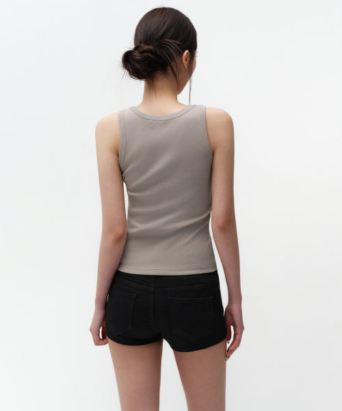 WOMENS ESSENTIAL TANK TOP #韓韶禧同款! - 8 COLORS GREY
