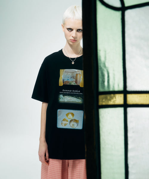 SUMMER SENSIBILITY TEE BABY - 2 COLORS BLACK