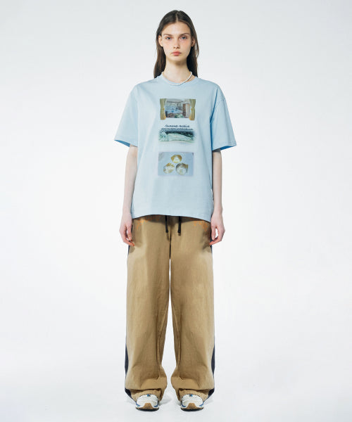 SUMMER SENSIBILITY TEE BABY - 2 COLORS BABY BLUE