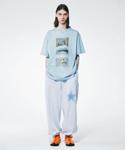 SUMMER SENSIBILITY TEE BABY - 2 COLORS BABY BLUE