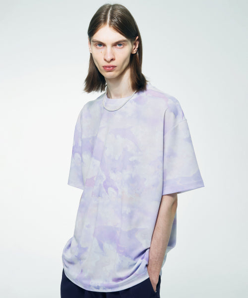 CLOUDY OCEAN TEE BLUE CLOUD AS SHOWN
