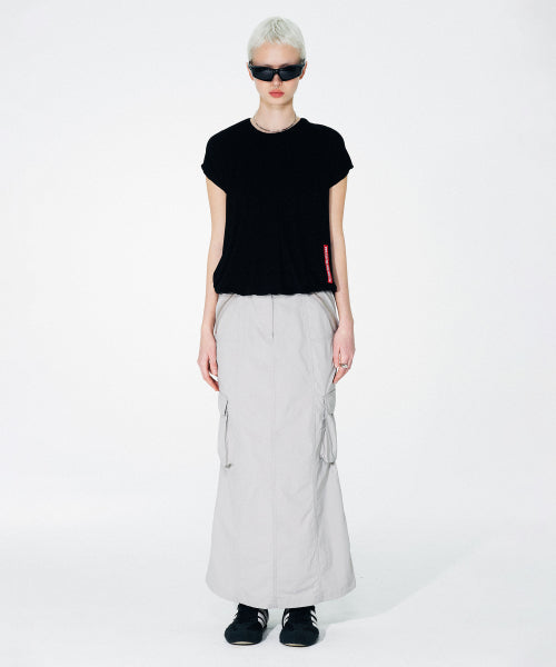 PUMKIN SHRRING TOP PALE - 3 COLORS BLACK