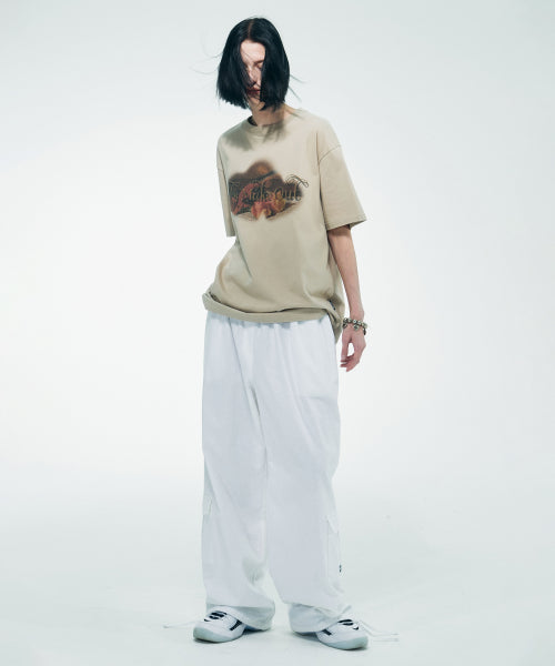 LOVE ENERGY TEE - 3 COLORS BEIGE