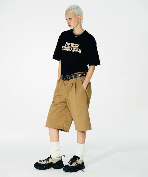 WORK STRUGGLE TEE - 3 COLORS BLACK