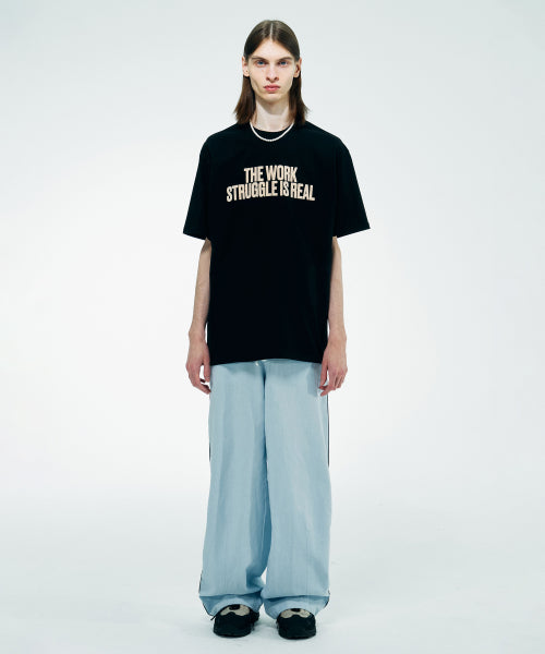 WORK STRUGGLE TEE - 3 COLORS BLACK
