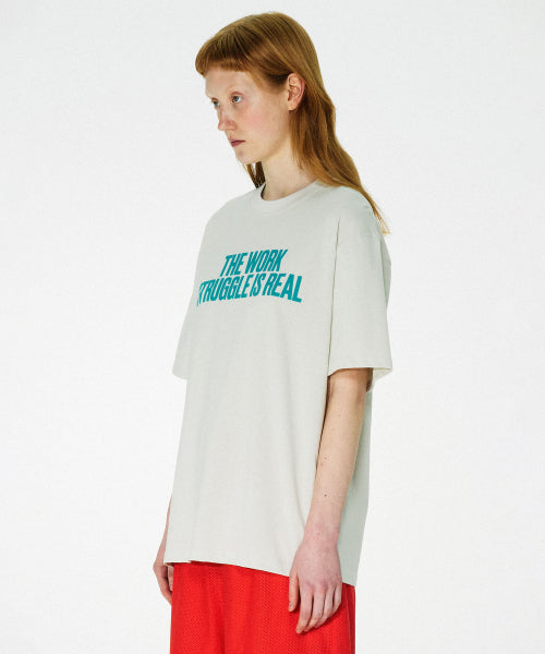 WORK STRUGGLE TEE - 3 COLORS WHITE