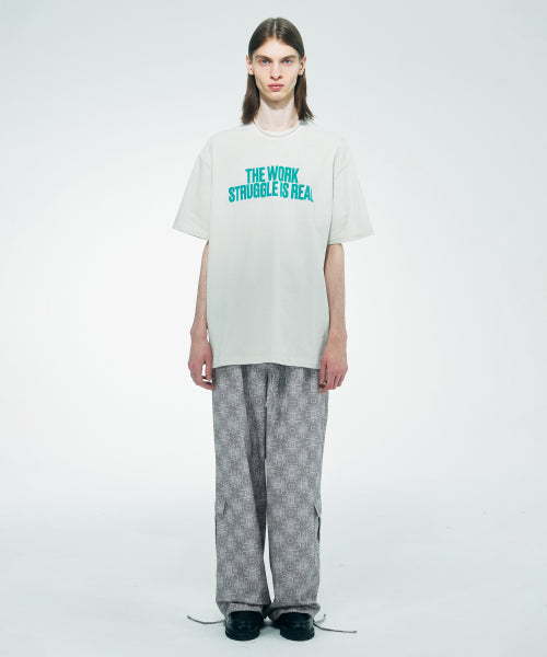 WORK STRUGGLE TEE - 3 COLORS WHITE
