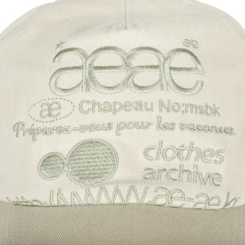 WEB LOGO 5 PANNEL BALL CAP - 5 COLORS KHAKI