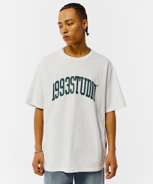 AUTHENTIC ARCH LOGO T-SHIRT - 4 COLORS LIGHT GREY