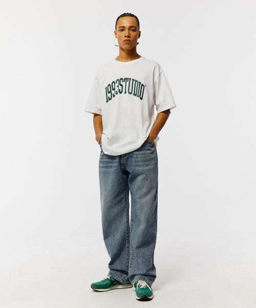 AUTHENTIC ARCH LOGO T-SHIRT - 4 COLORS LIGHT GREY