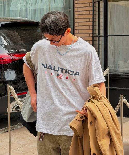 83 FLAG LOGO T-SHIRT - 4 COLORS NAVY