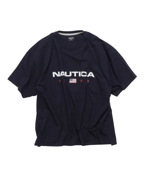 83 FLAG LOGO T-SHIRT - 4 COLORS NAVY