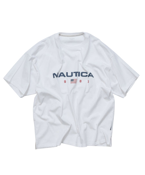83 FLAG LOGO T-SHIRT - 4 COLORS WHITE