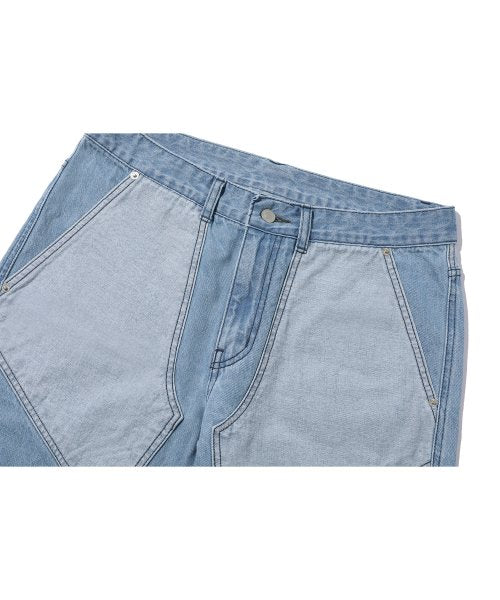 LAYER DENIM PANTS - 2 COLORS INDIGO