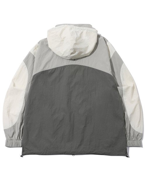 CRACKING HOOD WINDBREAKER - 2 COLORS GREY