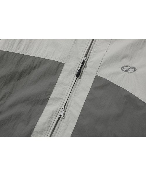 CRACKING HOOD WINDBREAKER - 2 COLORS GREY