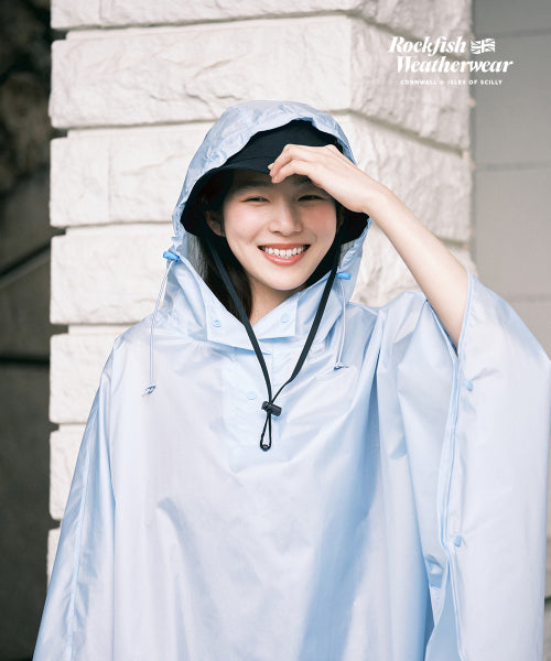 PACKABLE RAIN PONCHO - 4 COLORS IVORY