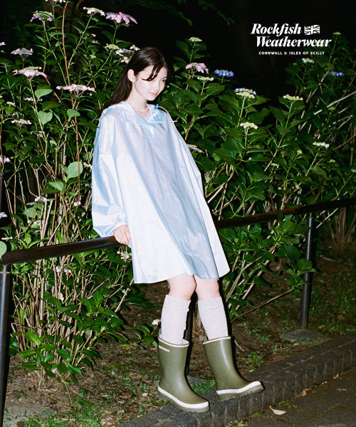 PACKABLE RAIN PONCHO - 4 COLORS IVORY