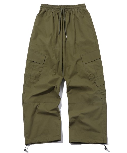 WIDE OVER CARGO PANTS - 4 COLORS KHAKI