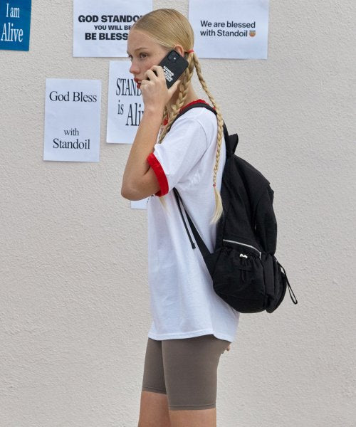 TIED BACKPACK · - 3 COLORS CREAM