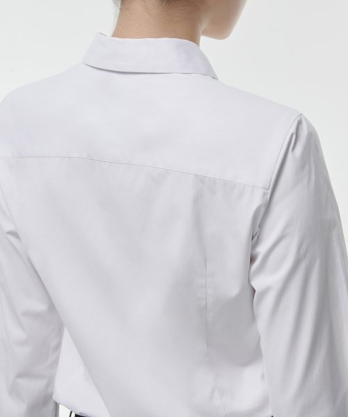 WOMENS SLIM FIT SHIRT #韓韶禧同款! - 9 COLORS WHITE