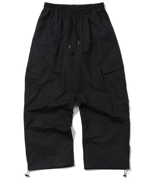 WIDE OVER CARGO PANTS - 4 COLORS BLACK