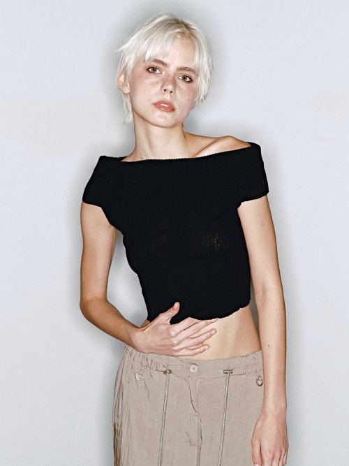 KNIT [BLACK] BLACK