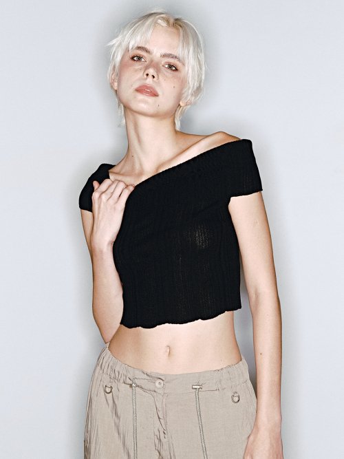 KNIT [BLACK] BLACK
