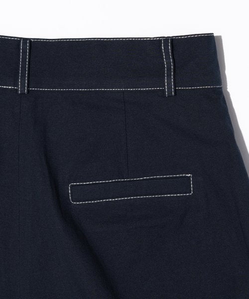 HIGH WIDE PANTS - 3 COLORS NAVY
