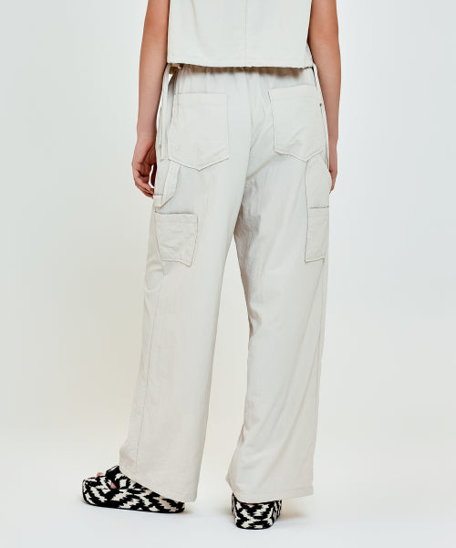 BAG POCKET PANTS - 2 COLORS BEIGE