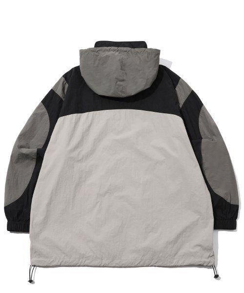 CRACKING HOOD WINDBREAKER - 2 COLORS BLACK