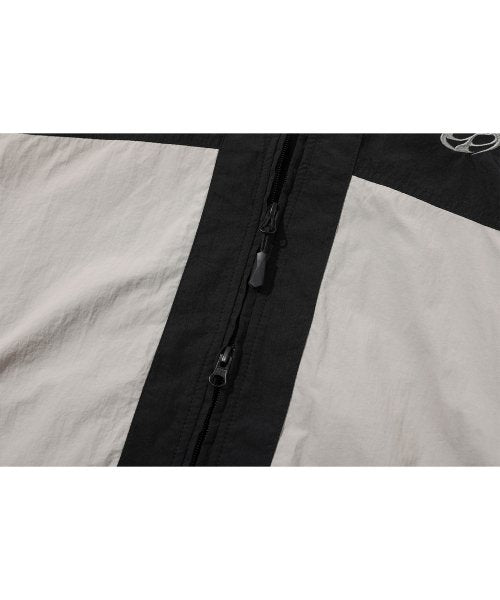 CRACKING HOOD WINDBREAKER - 2 COLORS BLACK