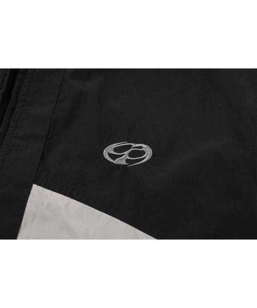 CRACKING HOOD WINDBREAKER - 2 COLORS BLACK