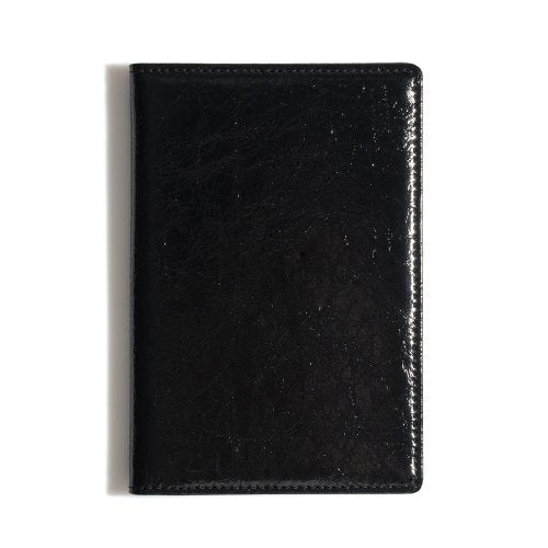CRINKLE PASSPORT CASE SAGE - 5 COLORS BLACK