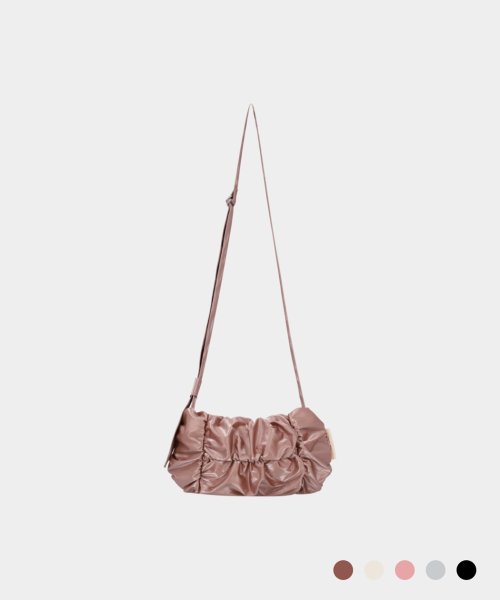 POPCORN SWING MINI SHOULDER CROSSBODY BAG - 5 COLORS BLACK