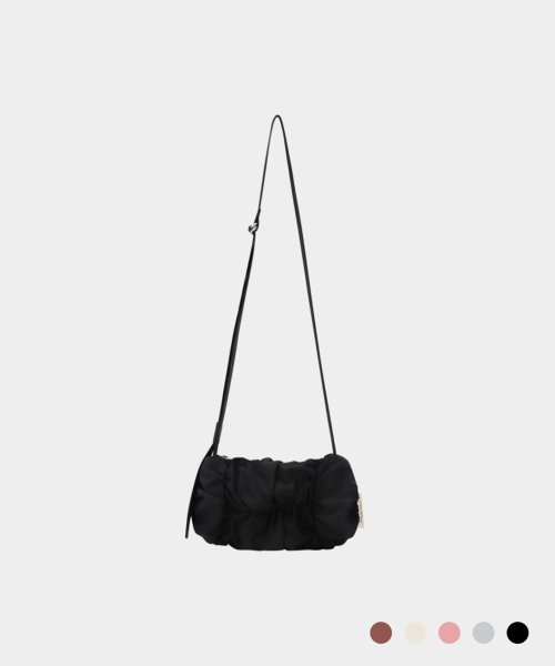 POPCORN SWING MINI SHOULDER CROSSBODY BAG - 5 COLORS BLACK