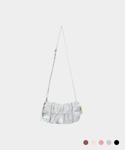 POPCORN SWING MINI SHOULDER CROSSBODY BAG - 5 COLORS BLACK