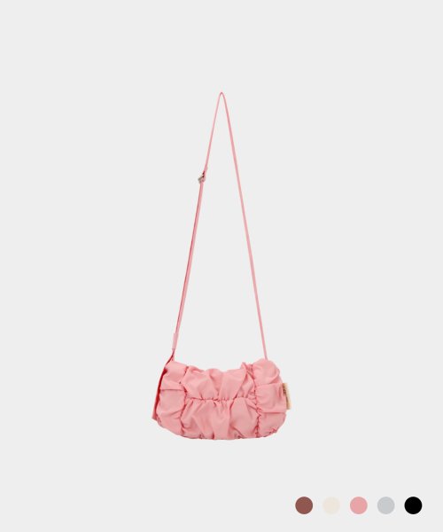 POPCORN SWING MINI SHOULDER CROSSBODY BAG - 5 COLORS BLACK