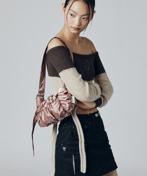POPCORN SWING MINI SHOULDER CROSSBODY BAG - 5 COLORS BLACK
