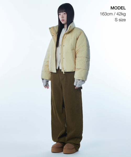 WOMENS DAILY PUFFER SHORT PADDING JACKET #韓韶禧同款! - 10 COLORS BUTTER