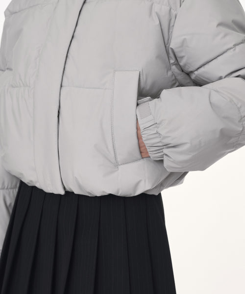 WOMENS DAILY PUFFER SHORT PADDING JACKET #韓韶禧同款! - 10 COLORS GREY