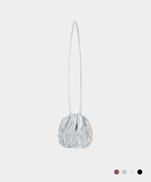 POPCORN BALL NYLON MINI CROSSBODY BAG - 4 COLORS GOLD