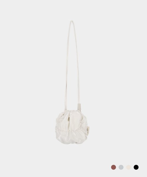 POPCORN BALL NYLON MINI CROSSBODY BAG - 4 COLORS GOLD