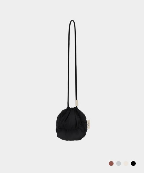 POPCORN BALL NYLON MINI CROSSBODY BAG - 4 COLORS GOLD