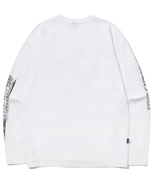 HANABI RACING PIGMENT LONG SLEEVE - 2 COLORS WHITE