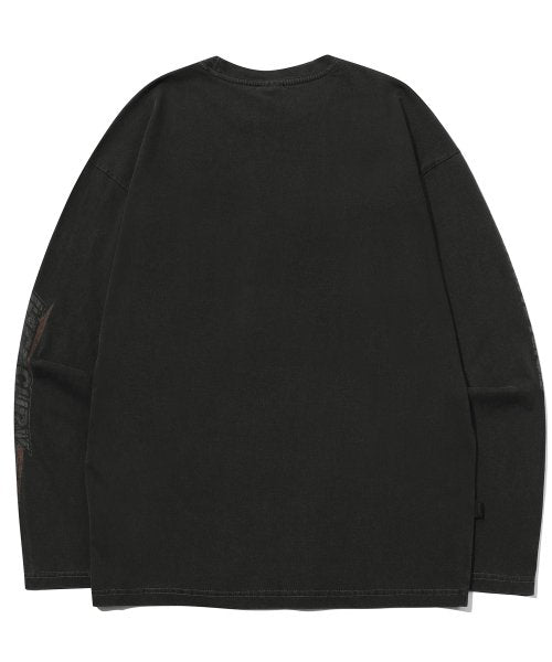 HANABI RACING PIGMENT LONG SLEEVE - 2 COLORS BLACK