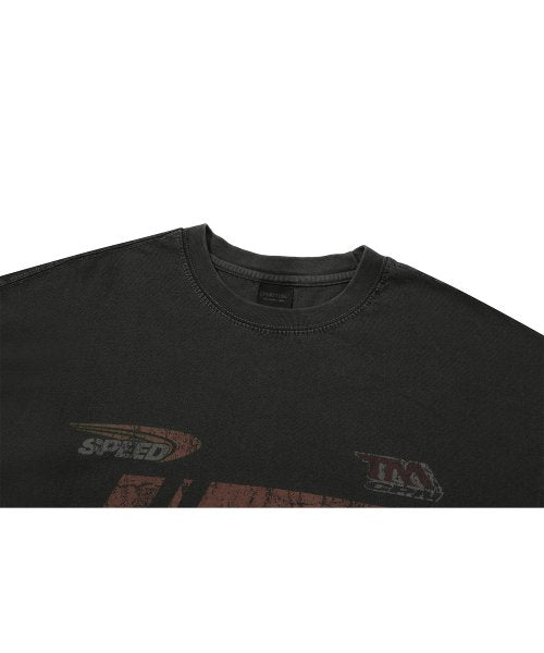 HANABI RACING PIGMENT LONG SLEEVE - 2 COLORS BLACK