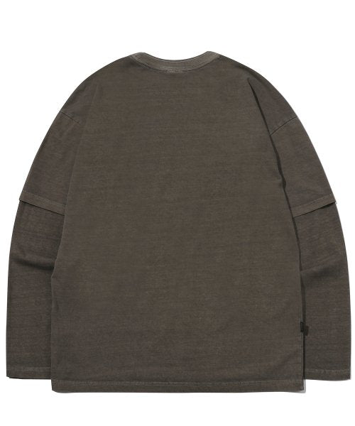 VISIONARY LAYERED PIGMENT LONG SLEEVE - 2 COLORS BEIGE