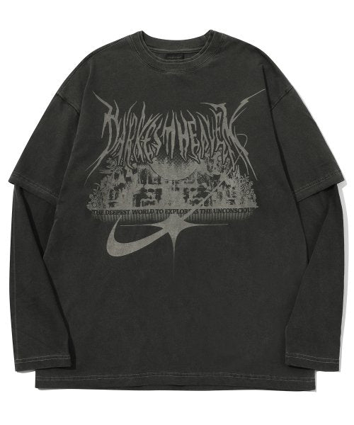 VISIONARY LAYERED PIGMENT LONG SLEEVE - 2 COLORS BLACK