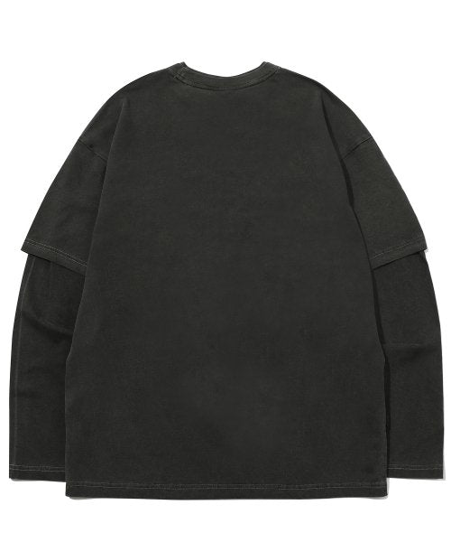 VISIONARY LAYERED PIGMENT LONG SLEEVE - 2 COLORS BLACK